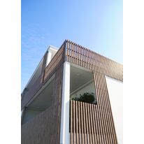 Garde-corps et claustras en bois et aluminium recyclé | Garde-corps bi-matière