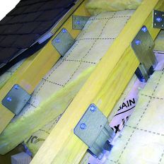 Fixation pour isolation de toiture par l'extérieur | Pilier ITE Couverture