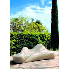 Banc aux lignes courbes et de teinte vive ou minérale | Bench