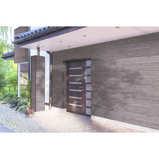 Bardage bois en lames teintées de 14 cm de largeur | Adelie