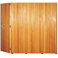 Porte de garage traditionnelle bois coulissante | SATURNE BOIS