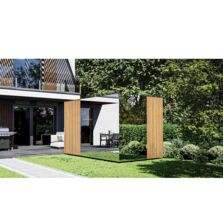 Sauna extérieur vitré avec vestiaire | Dream Chalet XL