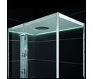 Cabine de douche tout en verre au design contemporain | Box Chapeau