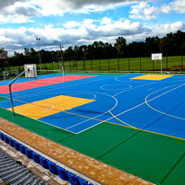 Dalles de sol clipsables en polypropylène - tous sports | BERGO