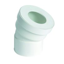Raccord en PVC pour cuvettes WC | Pipe courte