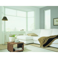 Store à lames textiles et voiles translucides | Silhouette