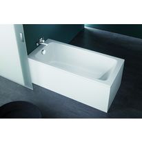 Baignoire à fond plat en acier émaillé | Cayono