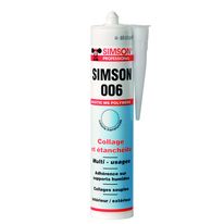 Mastic MS polymère pour étanchéité et collage translucide | Simson 006