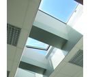 Lanterneau DENFC à rupture de pont thermique et remplissage en verre | LAMILUX Glass Skylight F100