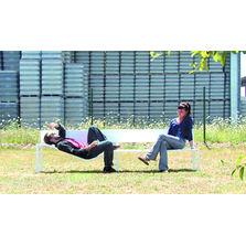 Banc méridienne en tôle fine | Soft bench
