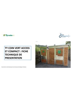 Toilette sèche autonome à séparation et lombricompostage - non accessible | Ty Coin Vert Compact