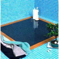 Sol en bois, métal ou résine pour douche encastrée | Shower Design