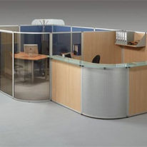 Gamme de petites cloisons avec ossature aluminium | Cloisonnette Reyem Elegance