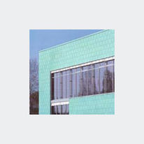 Écailles en cuivre et alliage de cuivre pour bardage en pose droite ou inclinée | Écailles système Tecu bardage