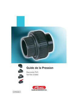 Guide de la Pression : Raccords PVC et Vannes à billes