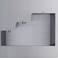 Lavabo antivandalisme mural encastré inox 3 en 1 | Combiné encastré inox LM-239