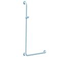 Barre de douche en aluminium &amp; Nylon (Polyalu) | Barre de douche en L 046280