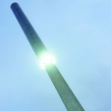 Mât photovoltaïque à éclairage led | Aurore