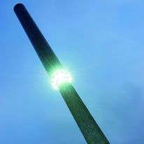 Mât photovoltaïque à éclairage led | Aurore