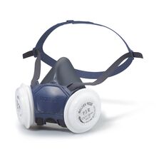 Demi-masque, pièce faciale en TPE Taille M avec deux filtres P3 Réutilisable 