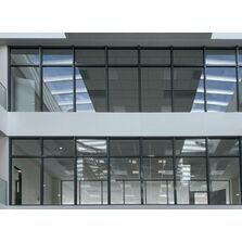 Châssis fixe coupe-feu aluminium à rupture de pont thermique - EI30 | Gamme AluTeq