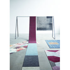 Collection de moquette tissée en cinq motifs colorés | Canvas Collage