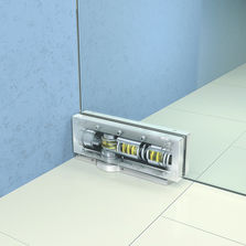 Charnière hydraulique pour porte battante verre | Biloba Unica