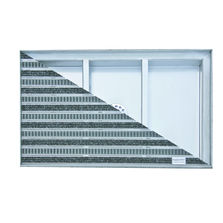 Bac de récupération en métal pour tapis d'entrée | Bac de récupération