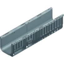 Caniveau en PE-PP de 20 cm de largeur intérieure pour zones industrielles | Recyfix Plus 200