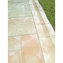 Caniveau en pierre reconstituée d'aspect vieilli | Caniveau