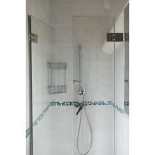 Quincaillerie pour paroi de douche sans joints PVC | Douche Capsi