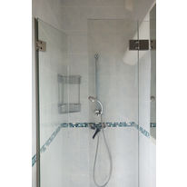 Quincaillerie pour paroi de douche sans joints PVC | Douche Capsi