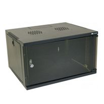 Coffret éco mural fixe 19" 6U profondeur 450 mm DEXLAN noir | Réf. 755073