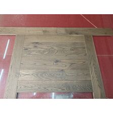 Parquet massif en chêne | Pose en bâton rompu – Finition brossée vernis mat