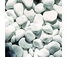 Gravillons décoratifs aux couleurs variées | Gravillons blancs roulés