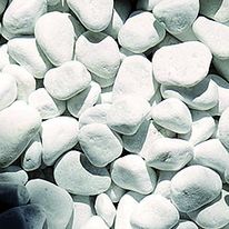 Gravillons décoratifs aux couleurs variées | Gravillons blancs roulés
