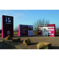 Support de communication urbain modulaire sans ancrage | Cloison Lura