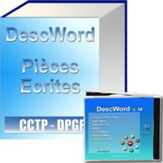 Logiciel pour CCTP et DPGF sous Microsoft Word | Pièces Ecrites DescWord