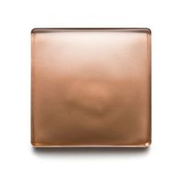 Carreau en verre cuivre rosé _ 7,5 x 7,4 x 1,4 cm | 60704