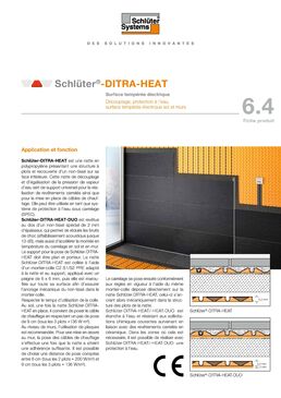 Chauffage électrique sous carrelage pour sol et mur | Schlüter-DITRA-HEAT-E