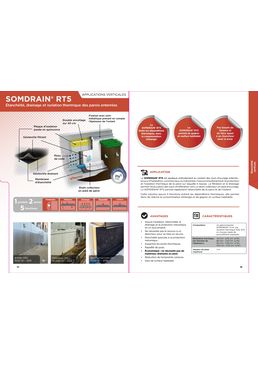 Isolation par l'extérieur de murs enterrés | SOMDRAIN RT5