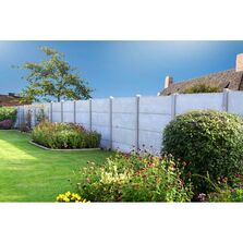 Clôture béton - plaques lisses | CLASSIQUE 