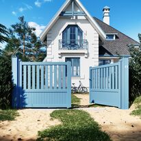 Portail design intemporel en aluminium | ARGOAT