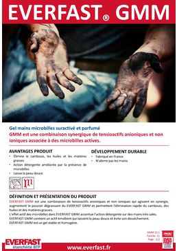 Gel mains microbilles suractivé et parfumé | EVERFAST GMM