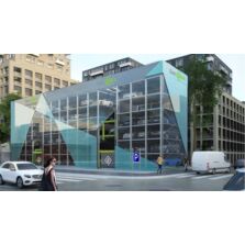 Structure accueillant des véhicules sur une plate-forme à mouvement vertical | SkyPark SW