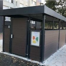 Local pour conteneurs ou encombrants pour collecte sélective des déchets ménagers | FORAFLOR A