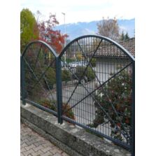 Barrière sécurisée | Barrière sécurisée Horizon en acier avec grille de protection