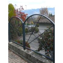 Barrière sécurisée | Barrière sécurisée Horizon en acier avec grille de protection