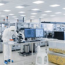 Plafond acoustique nettoyable en laine de roche | Rockfon CleanSpace Block