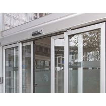 Porte coulissante avec rideau d'air intégré | AIRSLIDE 